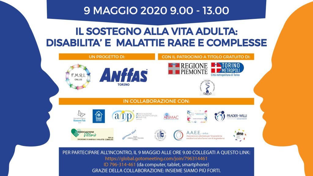 Featured image for “Il sostegno alla vita adulta: disabilità, malattie rare e complesse – Convegno online –”