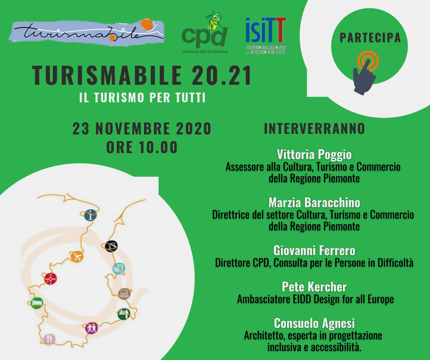 Featured image for “TURISMABILE 20.21 – 23 novembre – dalle ore 10.00 alle ore 12.30”