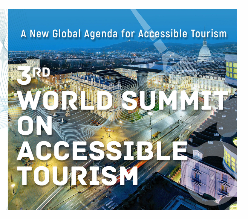 Featured image for “DAL 5 AL 7 OTTOBRE IL MONDO SI INCONTRA A TORINO PER IL TERZO WORLD SUMMIT ON ACCESIBLE TOURISM”
